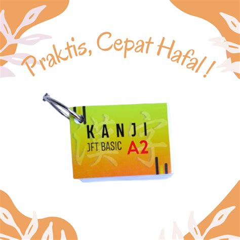 Jual Flash Card Kanji Jft Basic A Tokutei Ginou Ssw Pengganti Buku