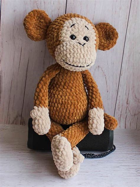 Crochet Monkey Pdf Amigurumi Free Pattern Pdf Passo A Passo