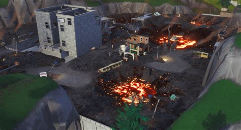 Fortnite Map Changes After The Unvaulting Volcano Event Tilted