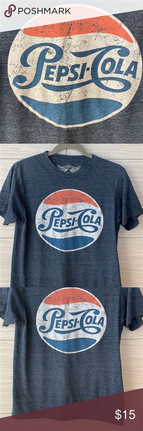 Pepsi Logo Tee Shirt Graphic Loose Fit Tee Shirts Loose