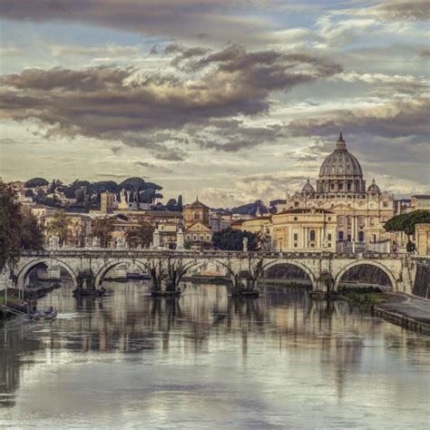 Zakito Posters Plakat 40x40cm Widok Na Basilica Di San Pietro W