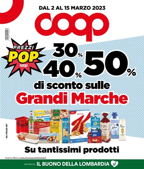 Coop Novacoop Prezzi Pop Di Sconto Sulle Grandi Marche