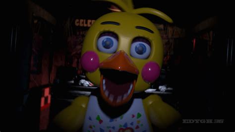 Toy Chica In Fnaf1 Jumpscare By Edygh36 On Deviantart