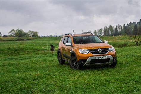 Moscow Russia May 08 2021 Renault Duster Second Generation Compact