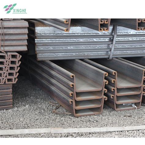 U Type Steel Sheet Pile By Hot Rolled Technique For Bridge Construction