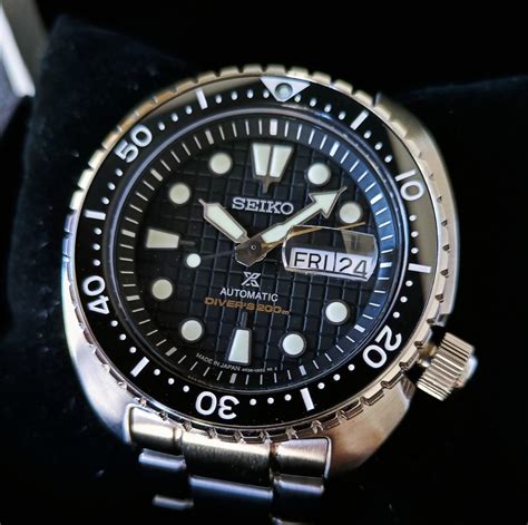 LNIB SRPE03J1 Seiko Black King Turtle Automatic Prospex Divers Watch