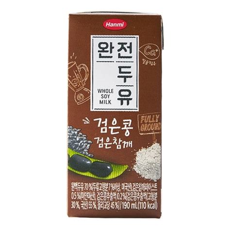 한미헬스케어 완전두유 검은콩 검은참깨 190ml 48개 에누리 가격비교