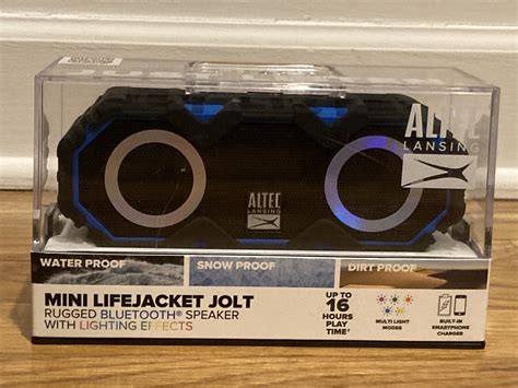 Altec Lansing Mini Life Jacket Jolt Bluetooth Speaker Hrs Royalblue