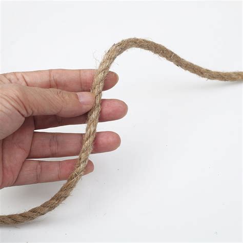 Tenn Well 8mm Jute Rope 50 Feet Strong And Heavy Duty Natural Jute