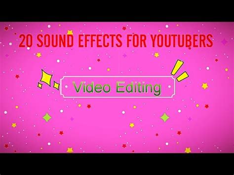 20 Popular Sound Effects YouTubers Use 20 Sounds Effects YouTubers