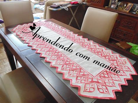 Aprendendo Mam E Centro De Mesa Em Ponto Reto