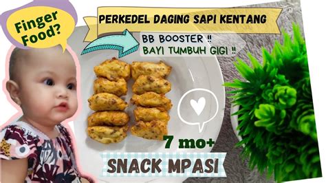 Snack Mpasi Bb Booster Perkedel Daging Sapi Kentang Finger Food Bayi