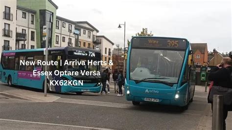 New Route Route Arriva Herts Essex Kx Kgn Optare Versa