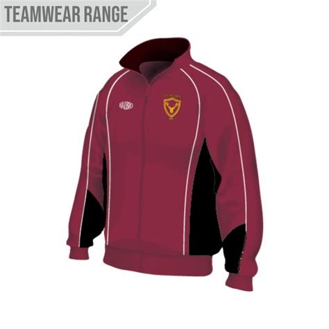 Seaton Carew Rufc Juniors Champion Tracksuit Top Halbro Sportswear