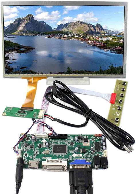 Amazon co jp VSDISPLAY HDMI DVI VGA LCDコントローラー 10 1インチ 解像度1366x768 タッチ