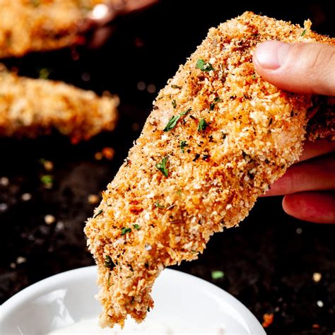 Chicken Tenders With Panko Bread Crumbs