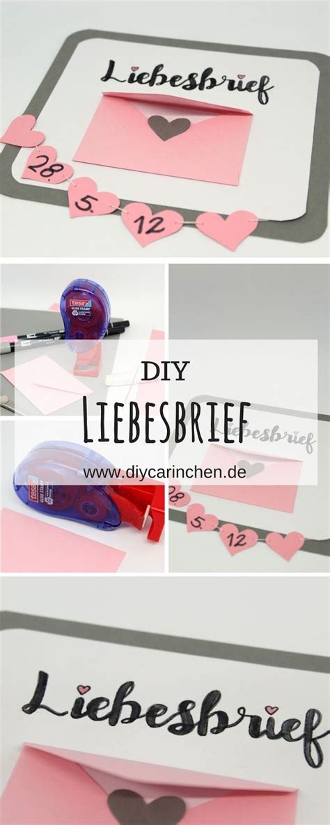 Von Herzen Diy Valentinstagsgeschenk Liebesbrief Ganz Einfach Selber