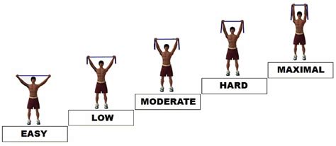 Announcing The Thera Band Resistance Intensity Scale For Exercise Rise Performance Health