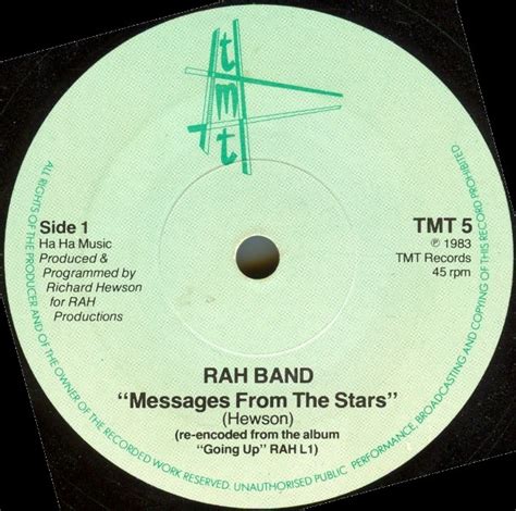 Rah Band Messages From The Stars Vinyl Discogs