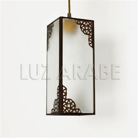 Acheter Lampe andalouse Bib Rambla fer forgé et verre blanc