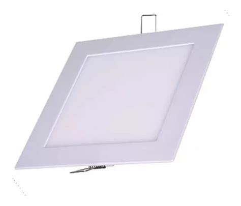 Kit De 10 Paneles LED Cuadrados Empotrados Para Techo 3 W Color