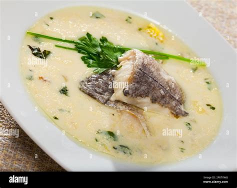 Scottish Soup Cullen Skink Stock Photo Alamy