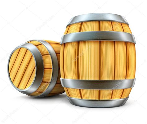 Wooden Barrel For Wine And Beer Storage — Stock Photo © Loopall 1013920