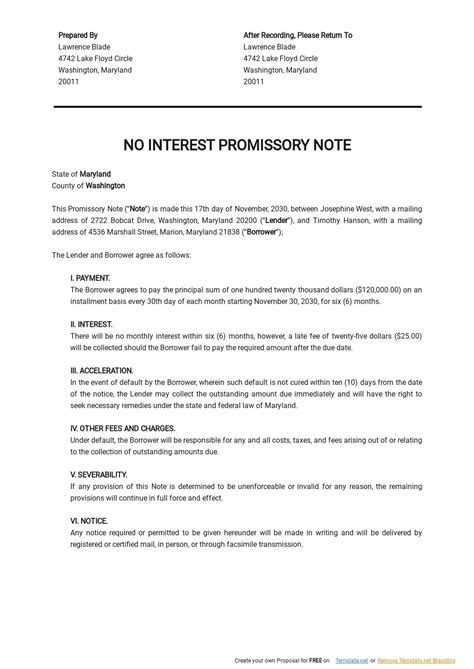 Promissory Note Payment Receipt Template Hot Sex Picture