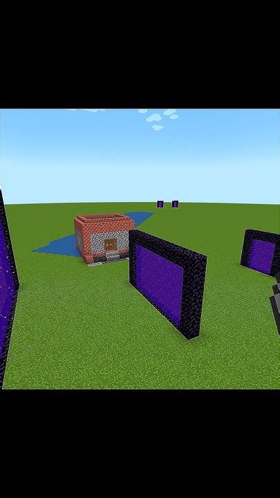 Minecraft Nether Portals 😮 はいよろこんで Shorts Youtube