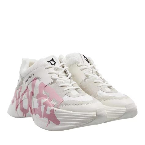 Naked Wolfe Track Logo Pink Sneaker Plateforme