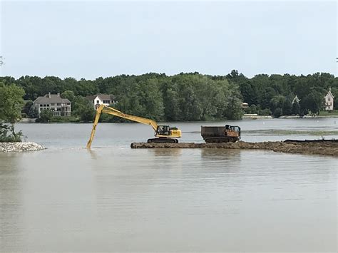 Dredging At Various Lakes McCullough Excavating Silt Removal