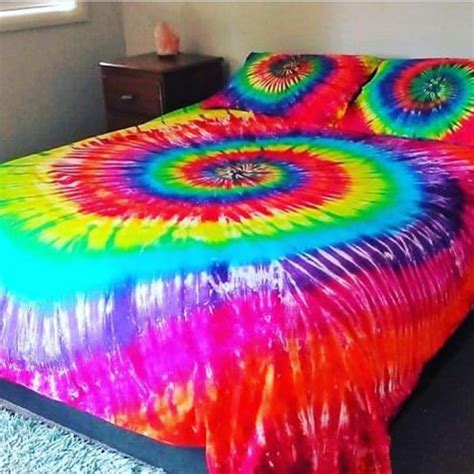 Tie Dye Quilt Cover Made To Order Rainbow Gypsy