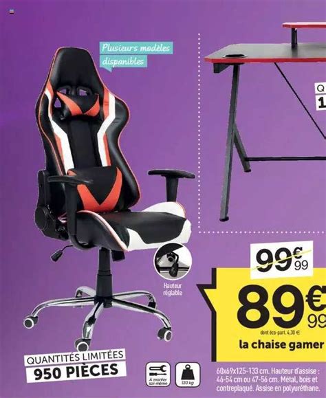 Promo La Chaise Gamer Chez Centrakor ICatalogue Fr