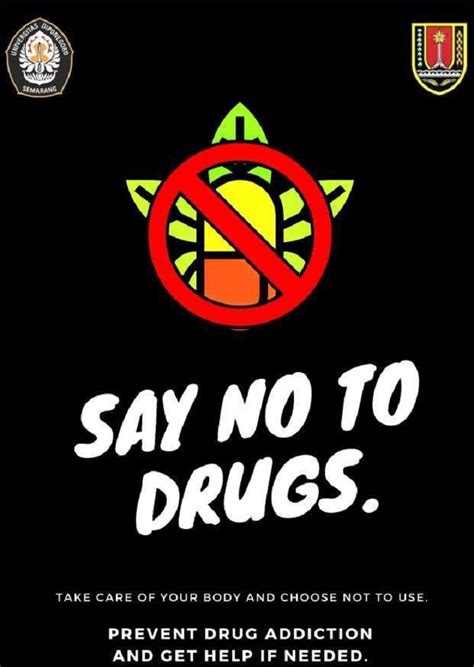 Say No To Drugs Poster Anti Narkoba