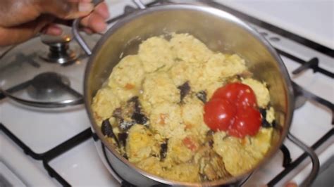 Recette De Courge Avec Poisson Fumémbika Ya Boule Boule Na Nzombo