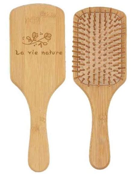 Brosse Cheveux En Bois De Bambou La Vie Nature