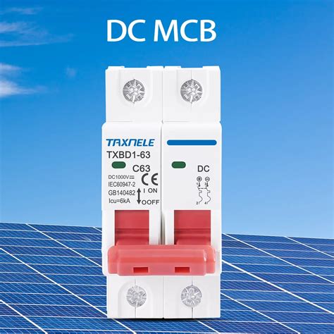 P Dc V Solar Mini Circuit Breaker Batterie Schalter A A A A