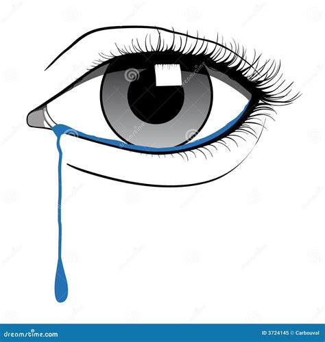 Crying Eye Stock Vector Illustration Of Water Pollute 3724145