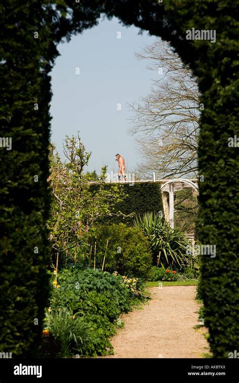 Tha Naked Gardener Stock Photo Alamy