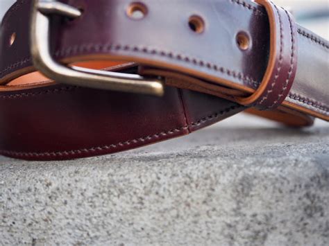 Horween Color 8 Shell Cordovan Belt – Vermilyea Pelle