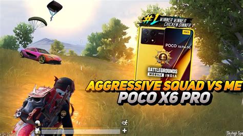 Aggressive Squad🆚 Me 😈💥 Poco X6 Pro 💛 Dimensity 8300 Ultra Smooth