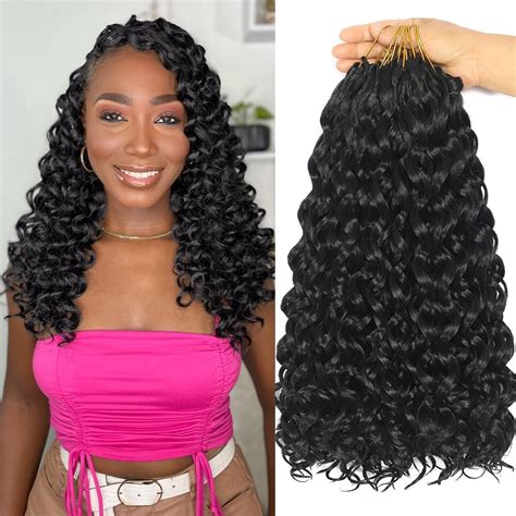 Amazon Light Brown 8 Packs GoGo Curl Crochet Hair 14 Inch Curly