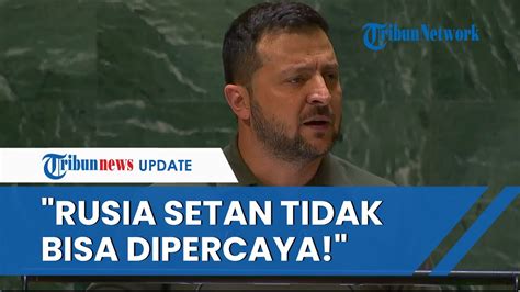 FULL Pidato Menggebu Zelensky Di PBB Desak Dunia Akhiri Agresi