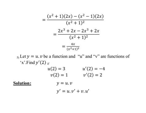 Applied Calculus An Introduction To Derivatives