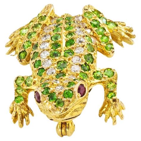 Wilhelm Lucas Von Cranach Cockerel Hen Diamond Garnet Pearl Ruby Gold