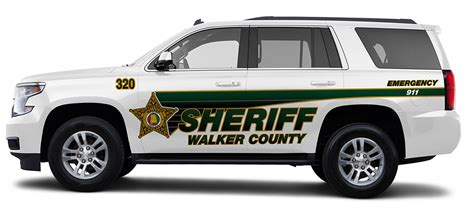 Accel Graphics | Walker County Sheriff Truck and Tahoe Lettering Design