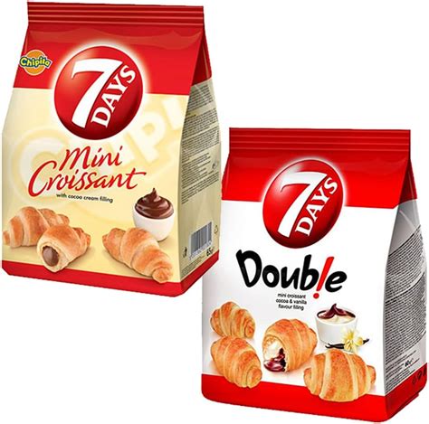 Days Mini Croissants Variety Pack Cocoa And Cocoa Vanilla Flavor