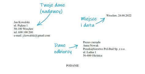 Jak napisać list oficjalny Korepetycje z życia