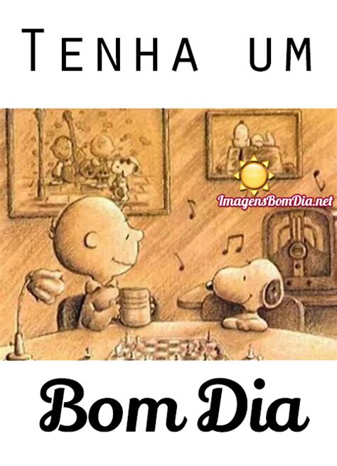 Bom Dia Com Snoopy Imagens Belas