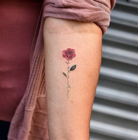 Magníficos Tatuajes De Rosas Rojas